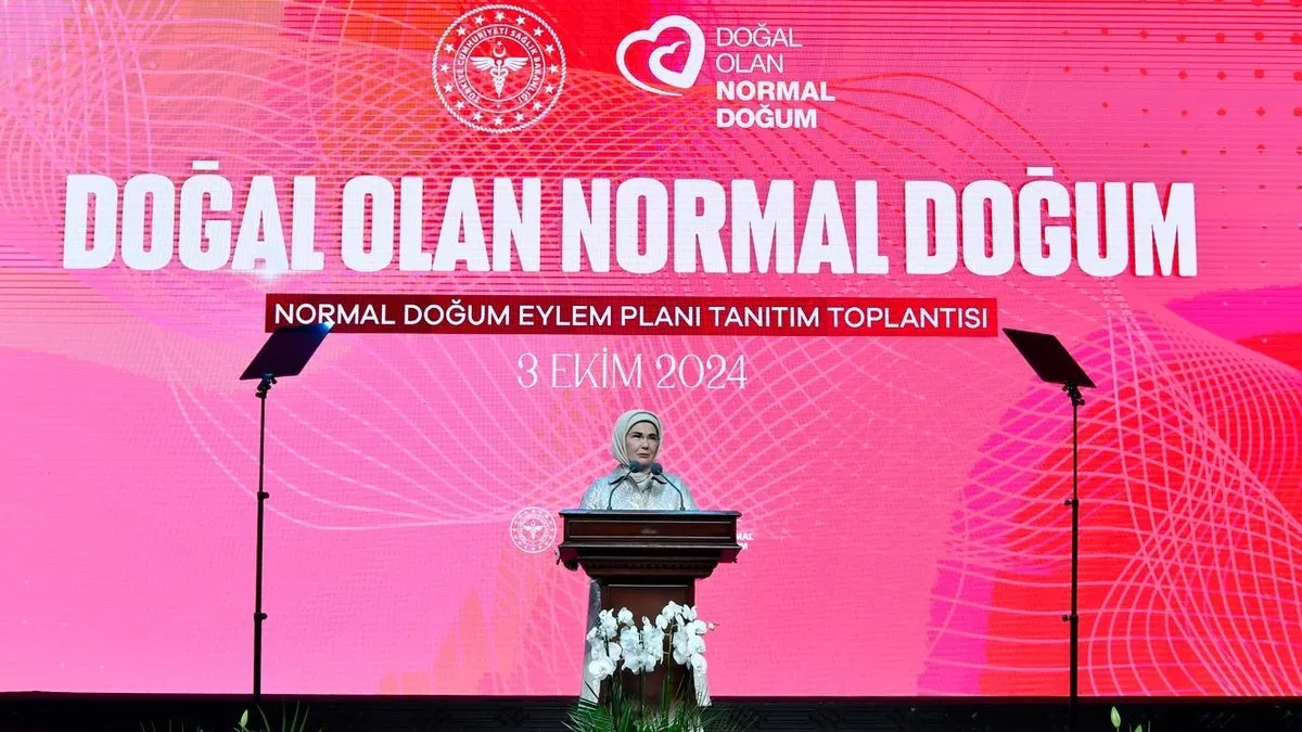 Emine Erdoğan’dan Normal Doğum Eylem Planına ilişkin paylaşım! Makul sezaryen sınırına dikkat çekti