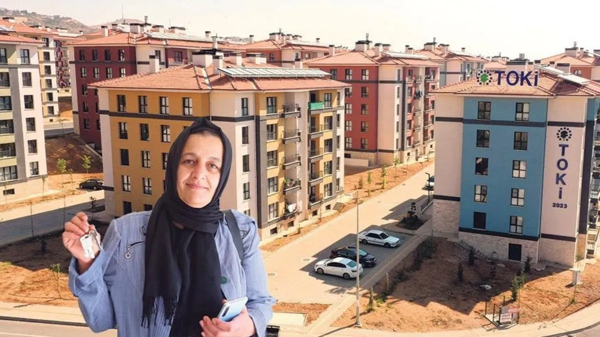 TOKİ’den ev alan depremzede: Devletimizden Allah razı olsun