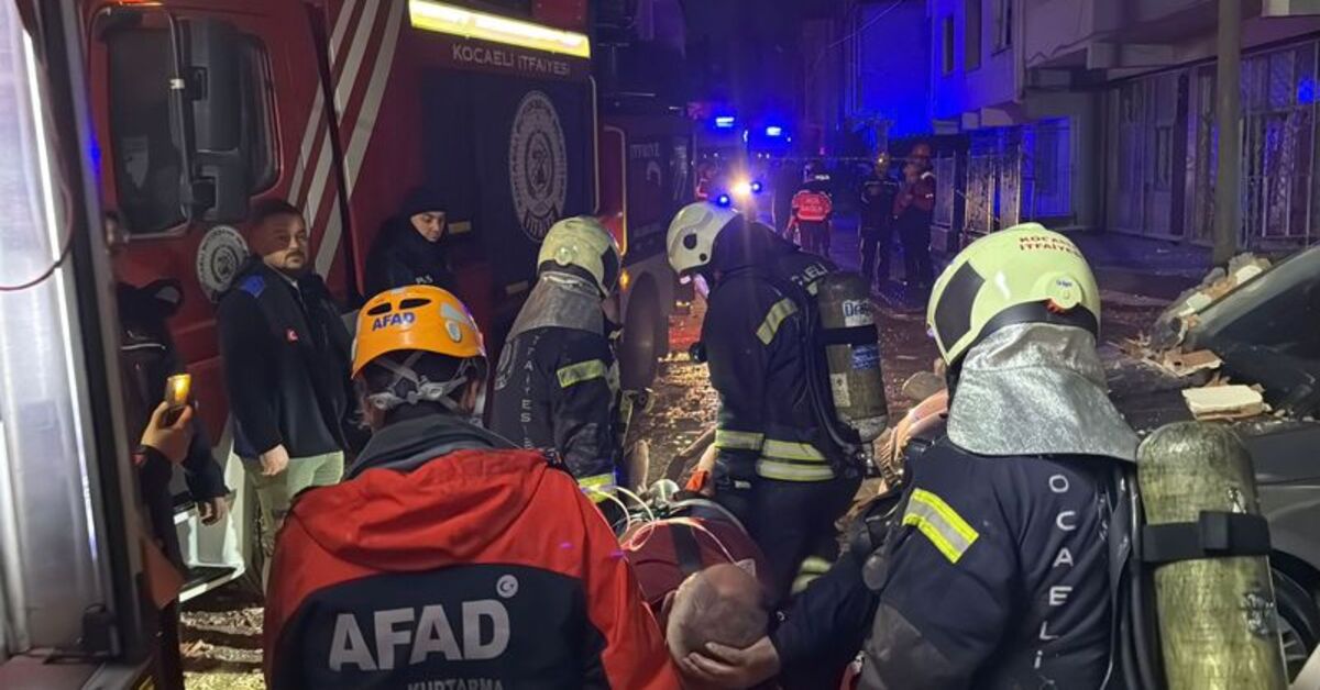 Kocaeli’de doğalgaz patlaması! 10 yaralı var