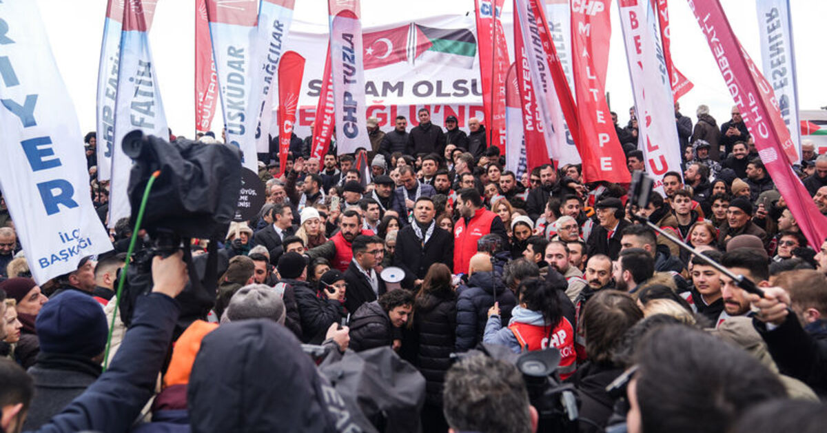 CHP’den Filistin eylemi