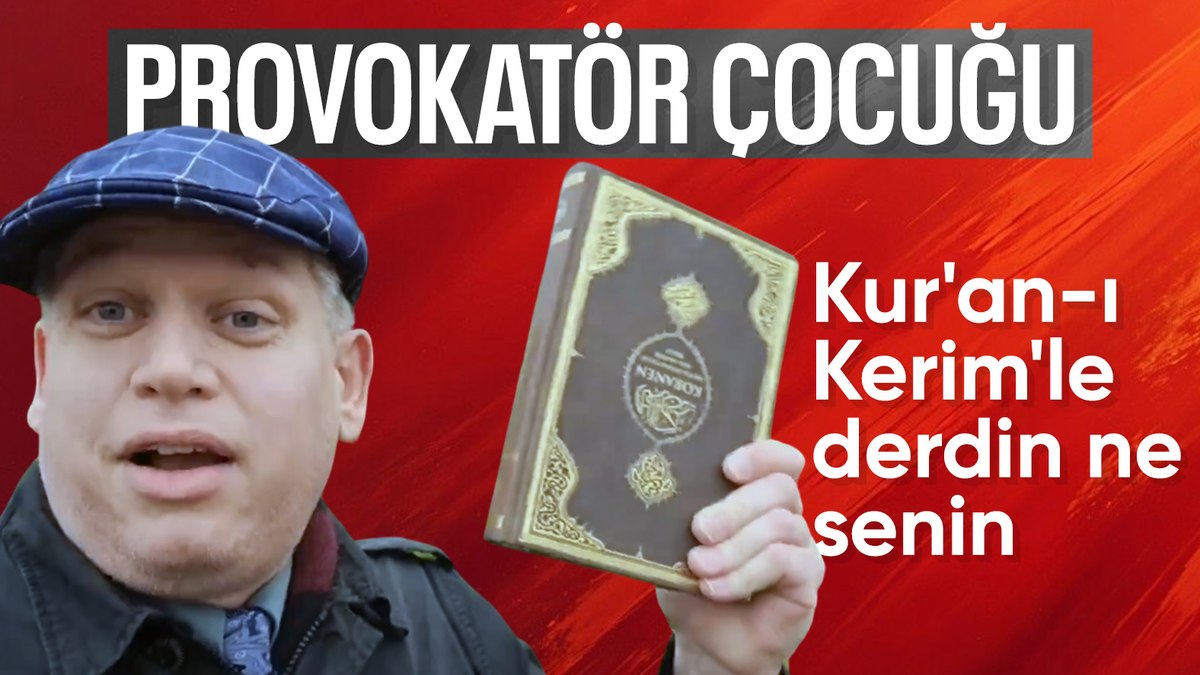 Rasmus Paludan’dan yine aynı provokasyon: Türkiye Büyükelçiliği önünde Kur’an-ı Kerim yaktı