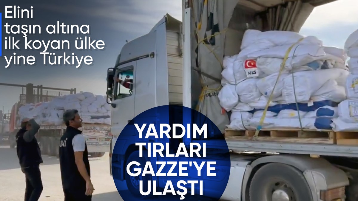 Türkiye’den Gazze’ye yardım eli: 14. İyilik Gemisi Gazze’ye ulaştı